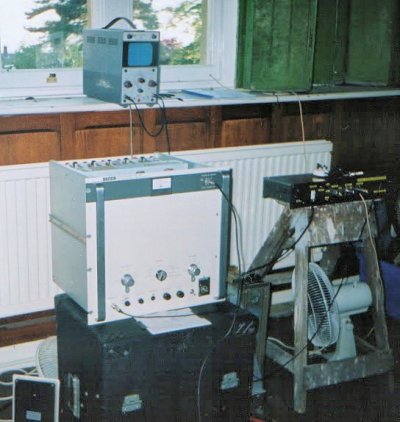 Susy 531 AM transmitter with its audio processor